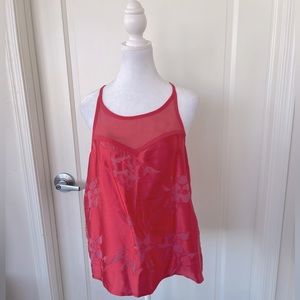 American Eagle Outfitters Thank Top Hot Pink Women’s Size Medium